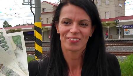 Czech Streets - Milf Enjoys a Vibrator in Public