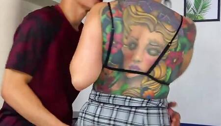 Anal Hardcore with My Bitch Tattoo Artist