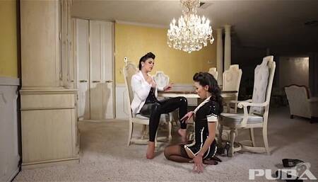 Kayla Jane Danger & Kalina Ryu's Latex House of Fetish