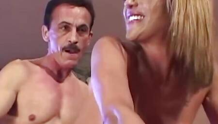 Flaming Hot Older Blonde American Lady Gets Her Brains Fucked Out of Her Doggy Style