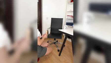 The Slutty Secretary Brought a Dildo to Work Again