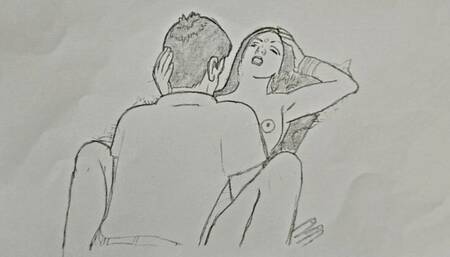 Sketch Drawing Office mein kaam karne wali mahila ke sath sex