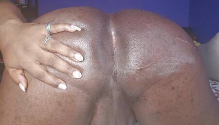 Black Sissy princess exploring her hole for step mommys and step daddys