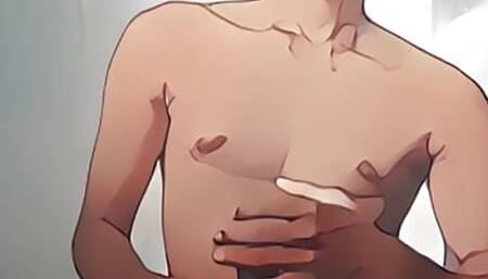 Anime Boy jerking
