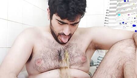 Dark pissing on myself