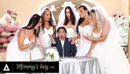 Furious Milf Brides Reverse Gangbang Hung Wedding Planner for Wedding Plannin...