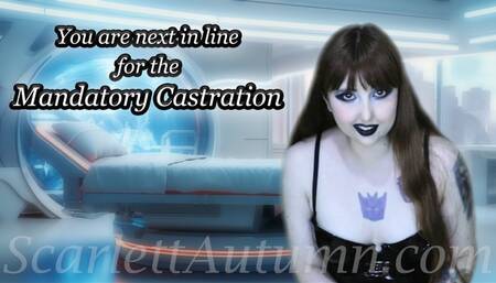 You are next in line for the Mandatory Castration - MP4 HD 1080p