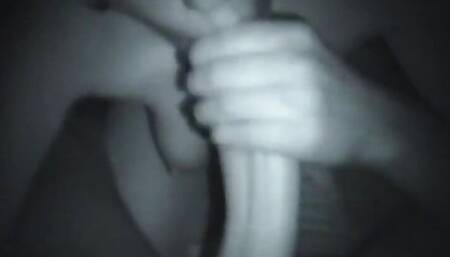 Night vision blowjob slut