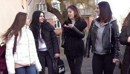 Czech Streets - Girls from Hairdressing Tech