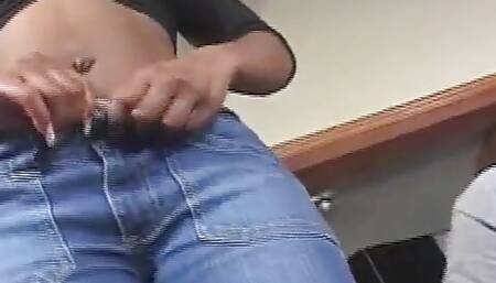 Ebony Teen Rides a Black Man with Huge Dick to Get a Favor