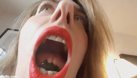 Giantess Cassandra's feeding frenzy VR4K