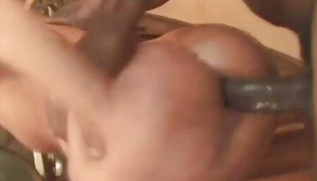 Anal Sex With BBC On The Stairs