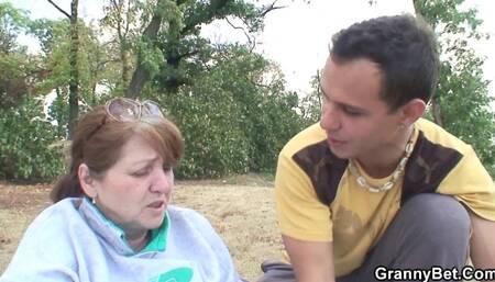 Reality video with harmonious pornstar from Granny Bet