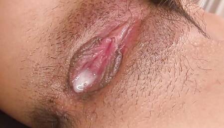 Small japanese Prostitute get creampie anal and pussy gangbang