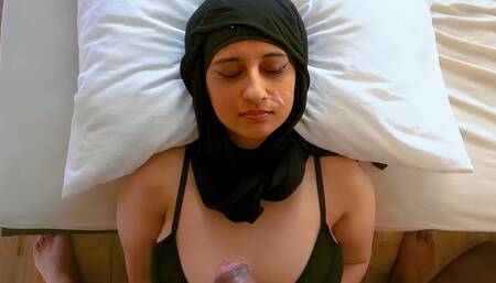 Thick Arab Gets Fucked Hard & Cum Covered