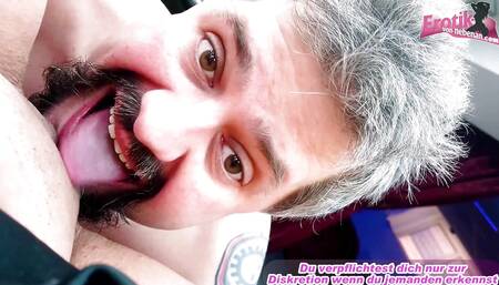 german arab wife get cum facial in swinger club POV