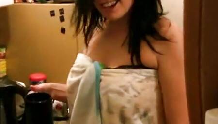 Busty amateur teen GF getting fucked