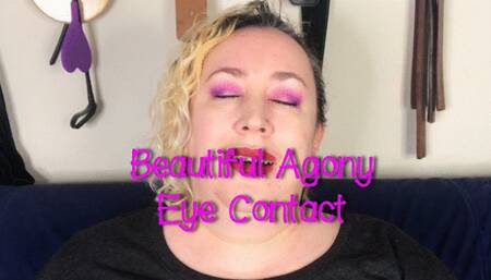 Beautiful Agony Eye Contact - blonde hair red lipstick orgasms BBW Nimue Allen mp4
