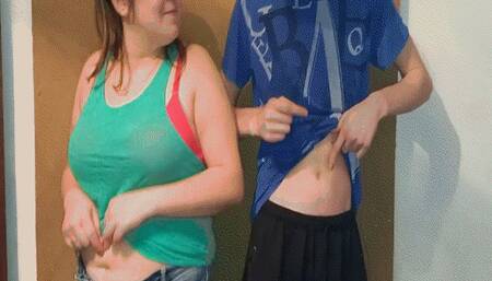 Let's clean each other's belly buttons WMV