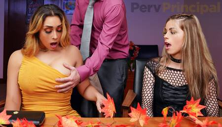 Step Mother Rushes To Principal Rubino's Office After Getting An Emergency Call On Thanksgiving