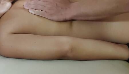 Massage naked girl