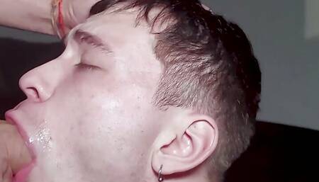 A cum-starved cocksucker
