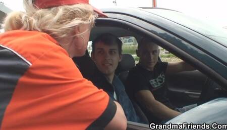 Grandma Friends featuring women's old action