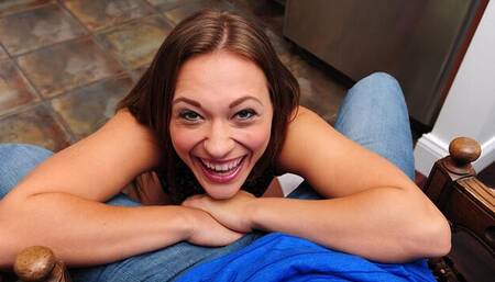 Impressive Callie Calypso at masturbation trailer