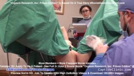 Private Prison Inmate Donna Leigh Is Used By Doctor Tampa & Nurse Lilith Rose For Orgasm Research