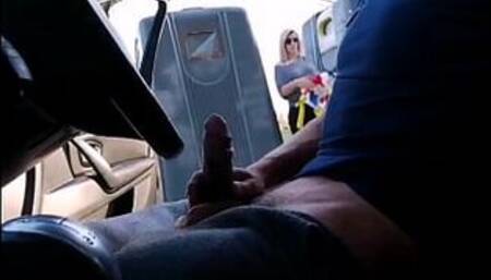 Compil Shameless pervert pulls out his big juicy cock in public, under the gaze of these women !!