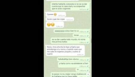 Engaño a mi novia en una fiesta