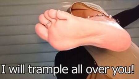 THE GIANTESS | CRUSHING tiny freaks with my HUGE FEET