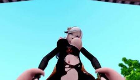 Shenhe Genshin Impact 3D HENTAI Short Clips 3