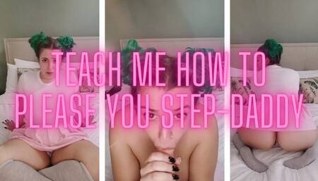 Bratty Step-Daughter Needs To Be Taught By Step-Daddy