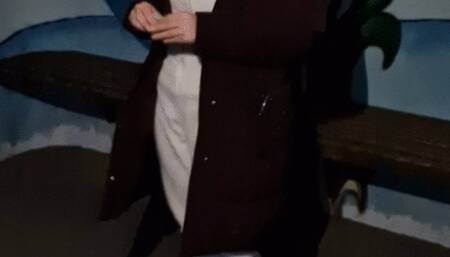 Smoking alone in the dark at the Bus Station