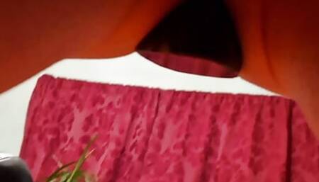 Irish Sissy Sarah playing with Bad Dragon