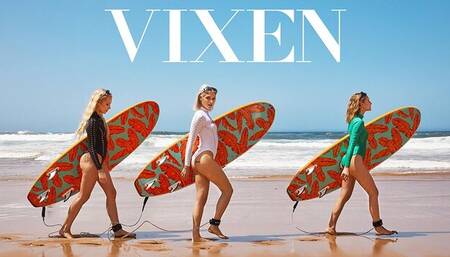Vixen featuring Bella Spark and Kelly Collins's missionary sex