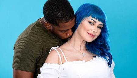 Gorgeous hard fuck with a blue-haired girlfriend Jewelz Blu