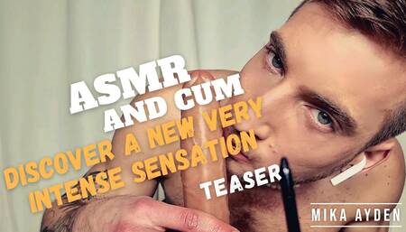 ASMR AND CUM Discover a new intense sensation - Wear headphones!!!