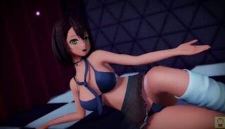 【R-18 MMD】Azur lane 碧藍航線 USS Baltimore 巴尔的摩