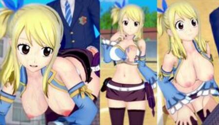 【エロゲーコイカツ！】フェアリーテイル ルーシィ3DCG巨乳アニメ動画[Hentai Game Koikatsu! FAIRY TAIL Lucy(Anime 3DCG Video)]