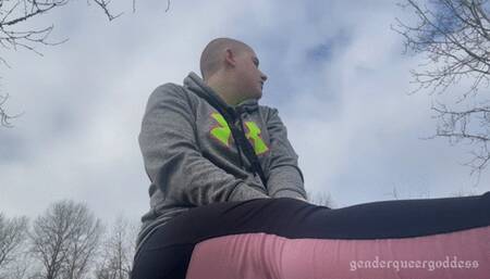 Desperate To Pee At The Beach