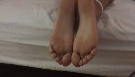 Alicia First Bastinado Session