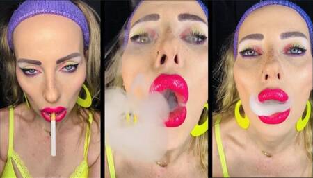 Preparation for smokolympics part 2- I need to learn smoke tricks while my hubby is down on me