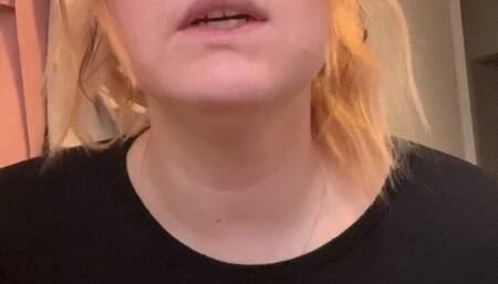 She’s a sneezy girl this morning