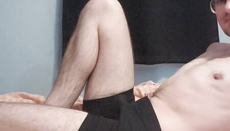 FtM Posing and Teasing in Underwear