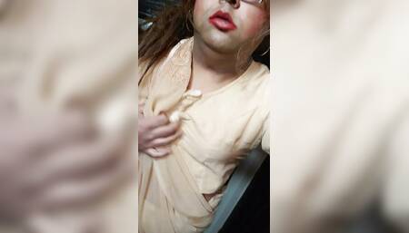 Shazia in saree