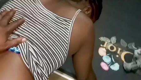 Couple making love as She Bounced on the Cock so well like Pro