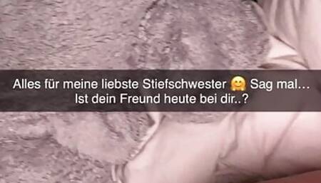 18 year old girlfriend cheats with her stepbrother and sends it to her boyfriend