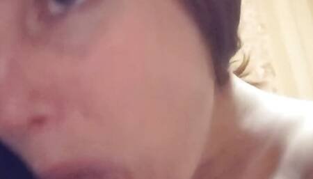 my wife just loves sucking dick!!